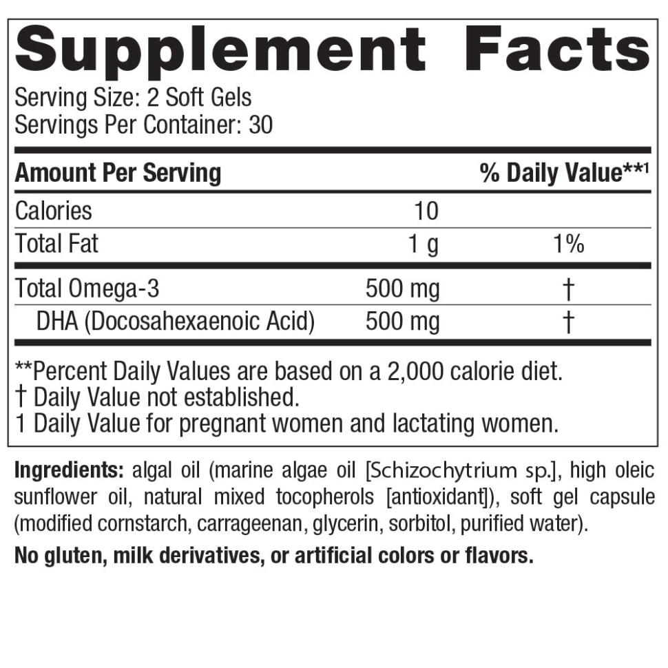 Vegan Prenatal DHA