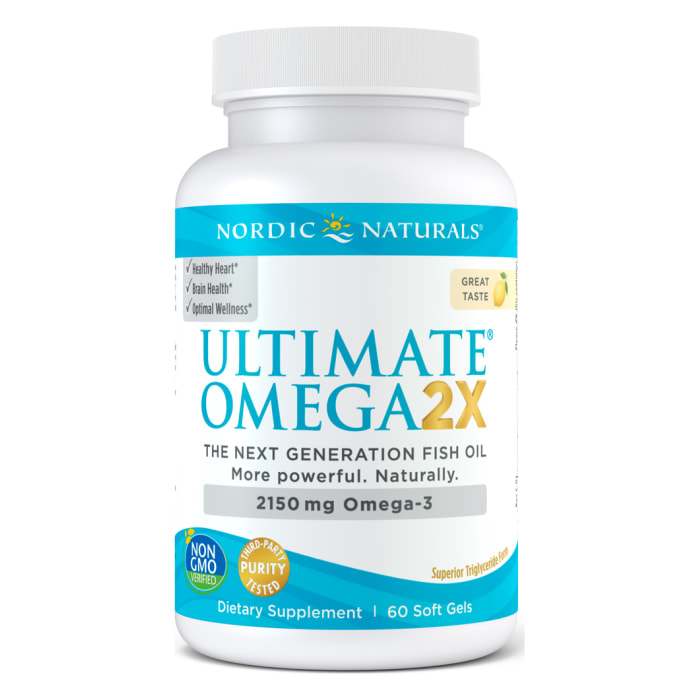 Ultimate Omega 2X Omega3 Fish Oils Nordic Naturals