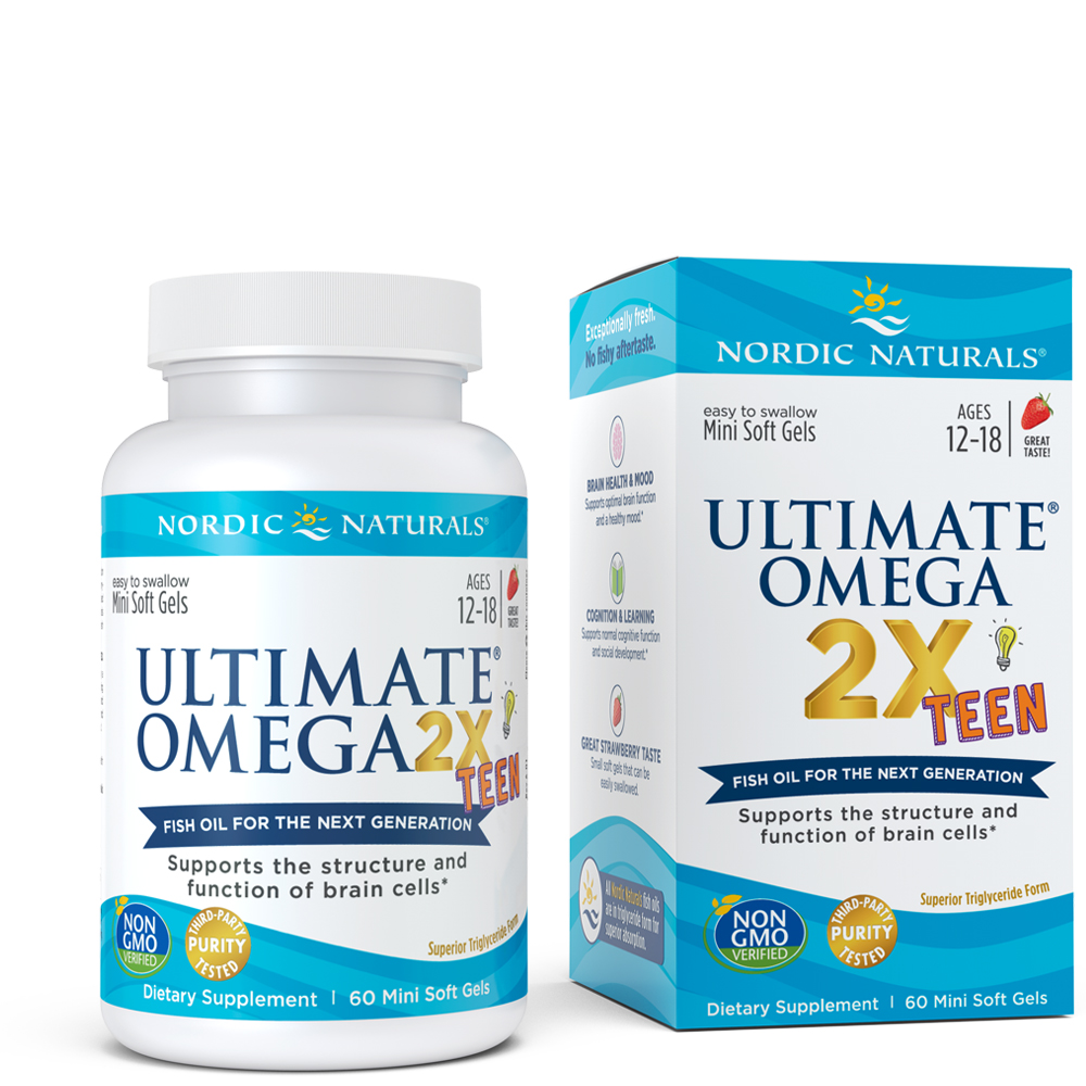 Nordic Naturals Ultimate Omega2x Teen Omega 3 Formula for Teenagers