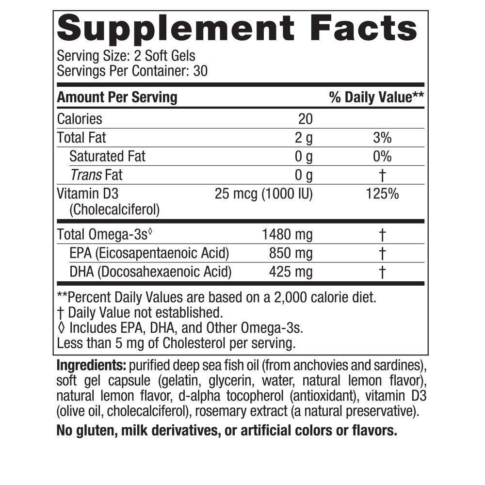 Ultimate Omega Xtra | EPA+DHA and Vitamin D3 | Nordic Naturals