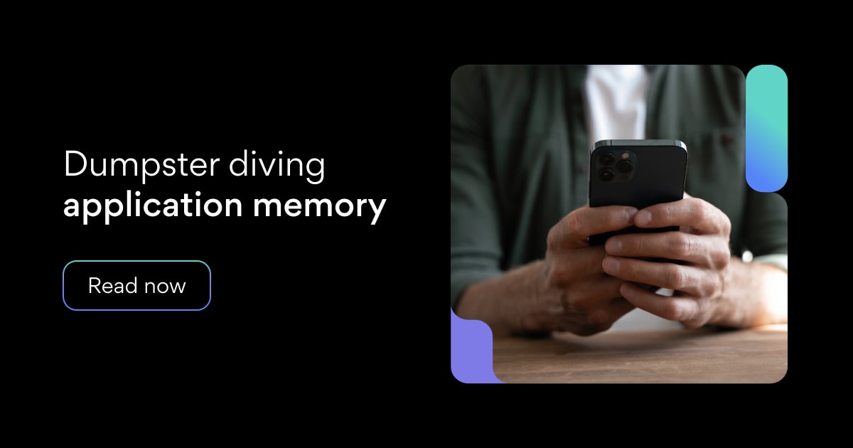 Dumpster diving application memory Nord Security