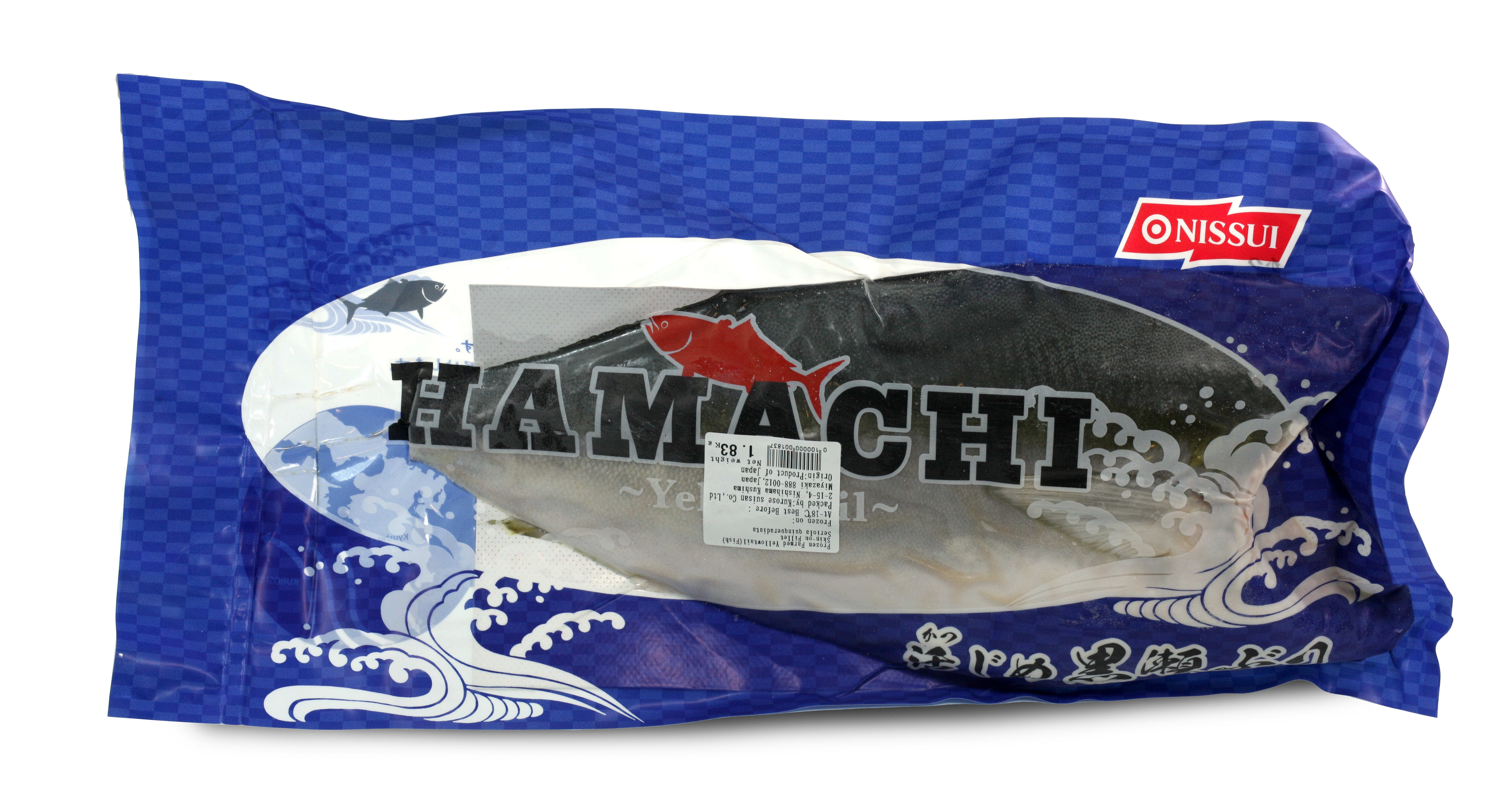 Japanese Hamachi Fillets, 1300-2200