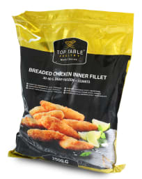 Kylling Inderfilet Paneret 30-50g - 2,5 kg