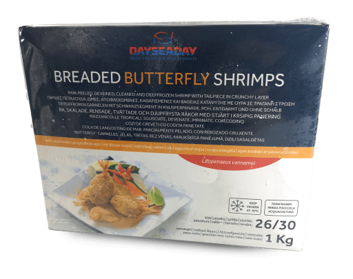 Ebi Fry Butterfly, 1 kg (57-66 pcs)
