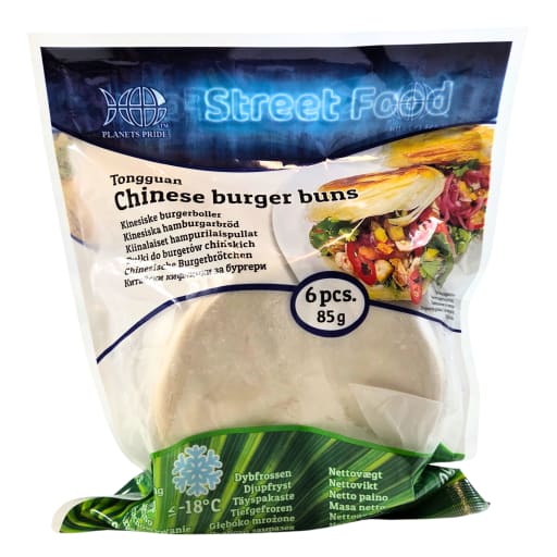 Chinese Burger Buns 85g (6pcs)