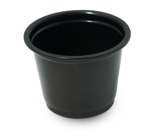 Bæger 60 ml med hængslet låg, Ø7cm