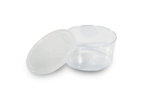 Bæger 40ml - (gennemsigtigt) til dips/dressing