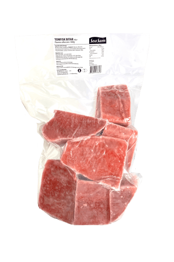 Tonfisk Bitar Gulfenad 50g+