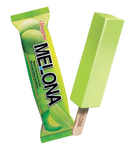Korean Ice Cream MELON, 8 stk x 70gr per pk