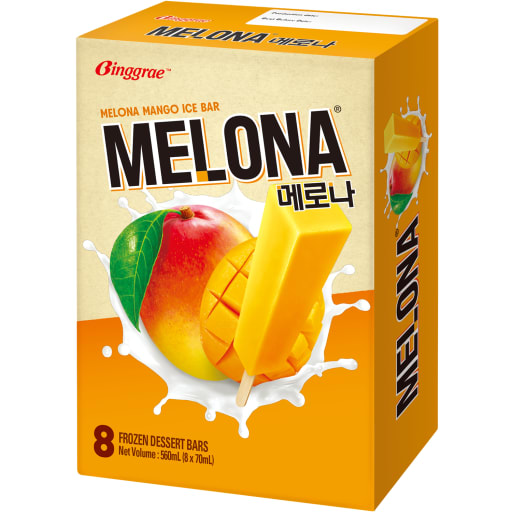 Korean Ice Cream MANGO, 8 stk x 70gr per pk
