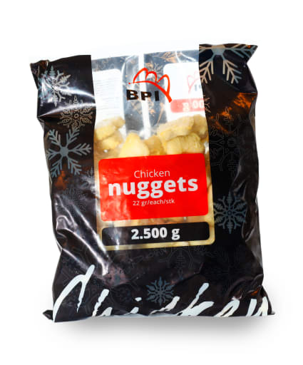Kyllinge Nuggets - 2,5kg pr pk