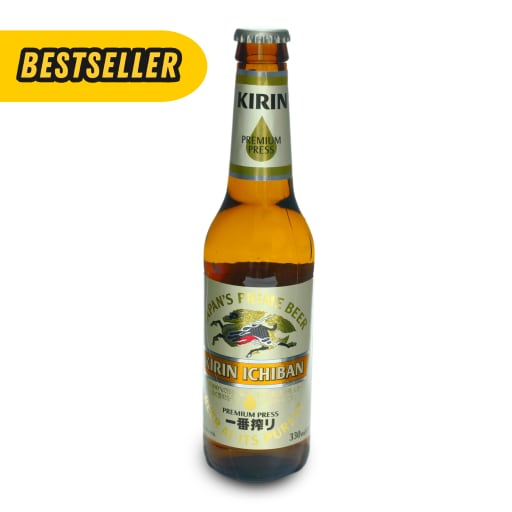 Kirin Ichiban beer - 33cl, 5,0% - japansk øl