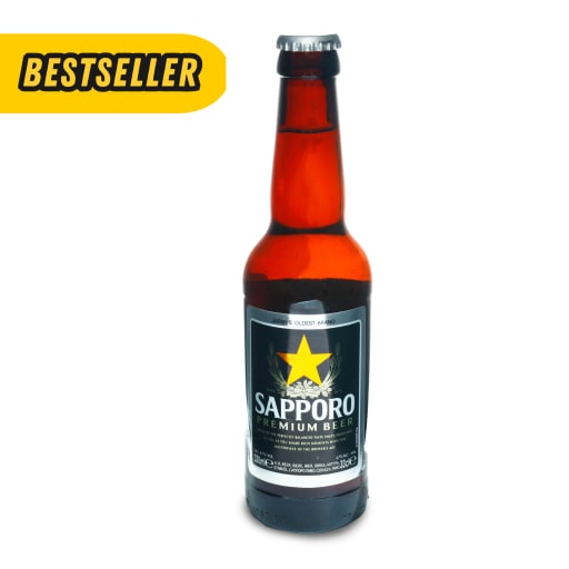 Sapporo premium lager - 33cl, 4,8% - japansk beer