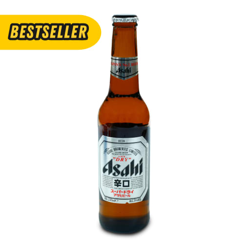 Asahi super dry, 33cl, 5% - japanese beer