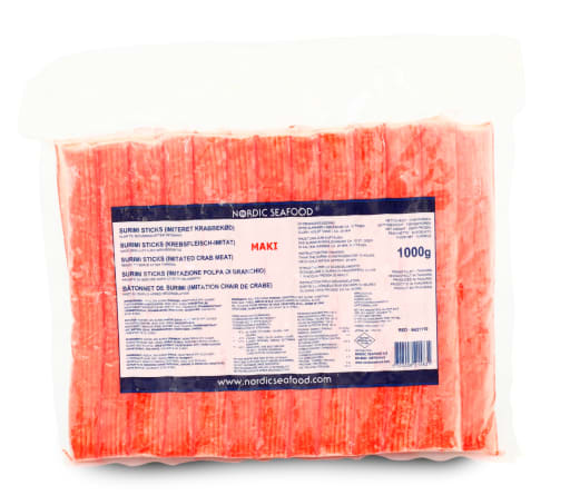 Surimi Maki Sticks, 1kg - 18cm "Nordic"
