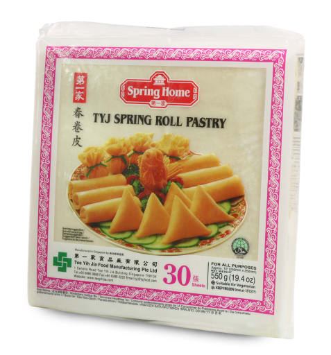 Spring roll Pastry, 25x25cm - 30 stk pr pk