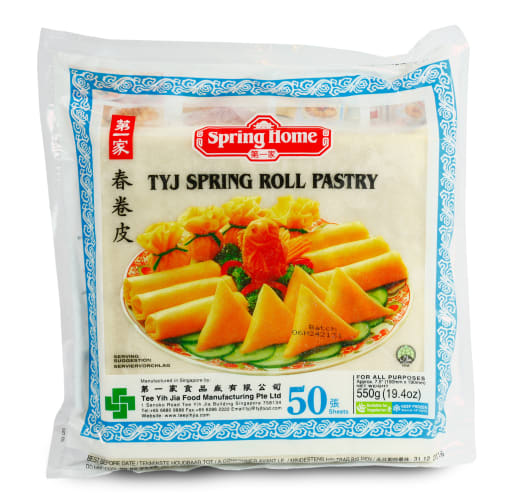 Spring roll Pastry, 19x19cm - 50stk pr pk