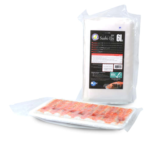 Sushi Ebi 6L ASC, 9,5-10cm