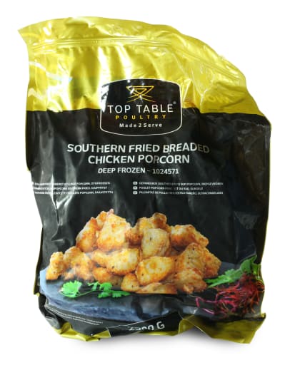 Kylling, Southern fried Popcorn