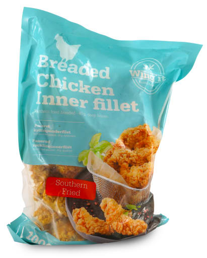 Kyllingeinderfilet, Southern fried, 40gr