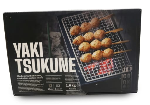 Yaki Tsukune - Chicken meatball skewer cooked (40 stk x 40g)