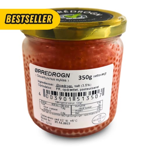 Ørredrogn på Glas, 350gr