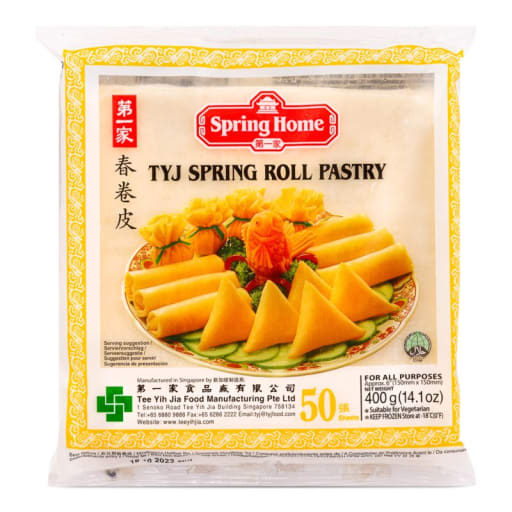 Spring roll pastry, 15x15cm - 50stk pr pk