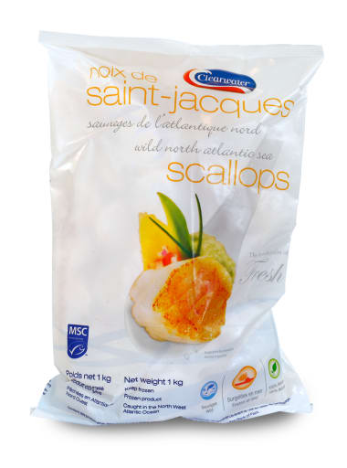Scallops 20/30, Seafrozen, 1kg MSC