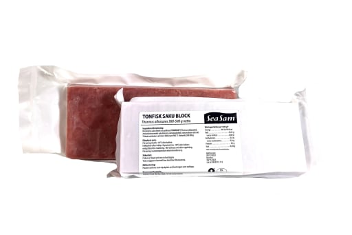 Tuna, Yellowfin, SAKU BLOCK, 3-500g