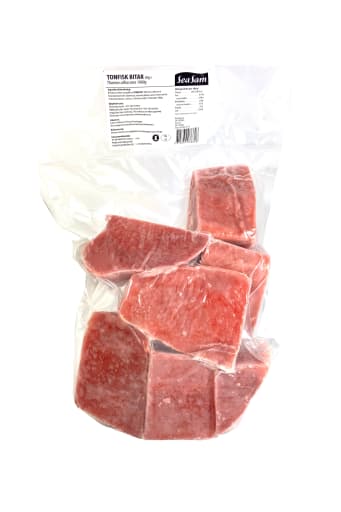 Tuna, Yellowfin, Poke Cubes, +50g - 1kg pr pk