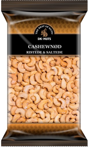 Cashewnødder ristede og saltede 1kg