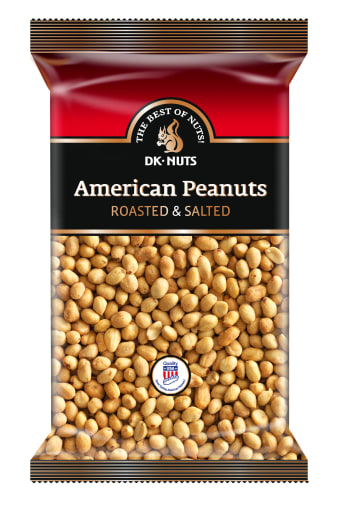 Peanuts, American ristede & saltede, 1kg pr pk