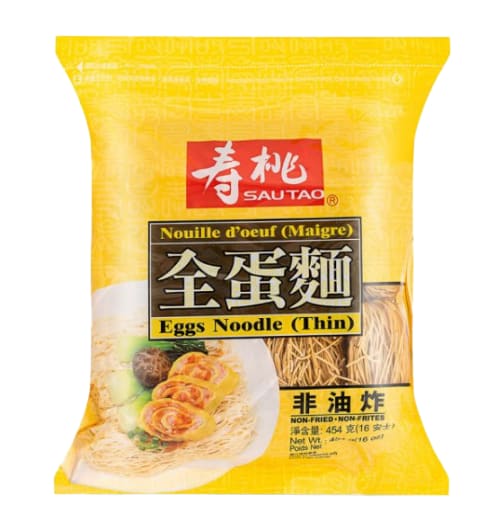 Dried Egg Noodle Thin, 454gr
