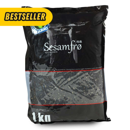 Sesame BLACK, 1kg - Roasted