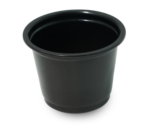 Bæger 60 ml med hængslet låg, Ø7cm