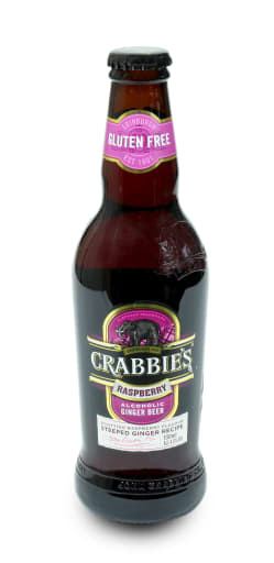 Ginger Beer 33cl, 4%, "Crabbies Raspberry"