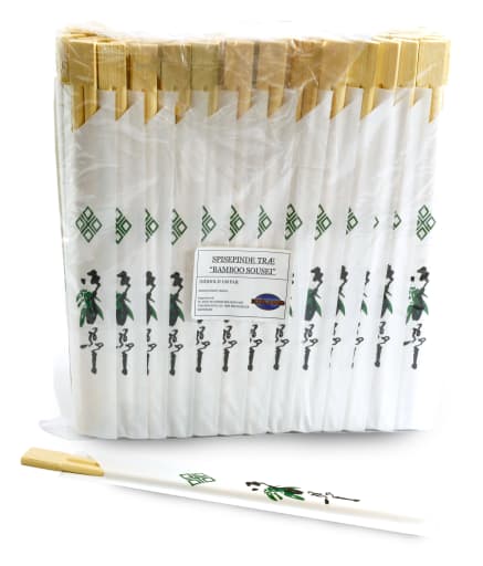 Chopsticks, BAMBOO 21cm, w/cover