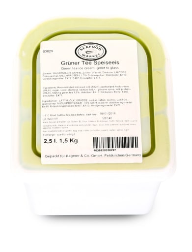 Ice Cream - green tea - 2,5L pr stk