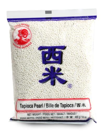 Tapioca Pearl, small - 400gr pr pk 1-2 mm