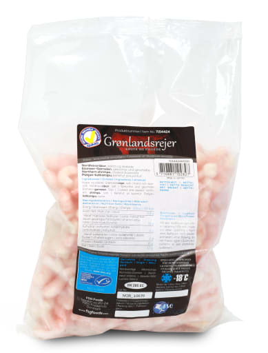 Koldtvandsrejer str 125/175, Single frozen, MSC