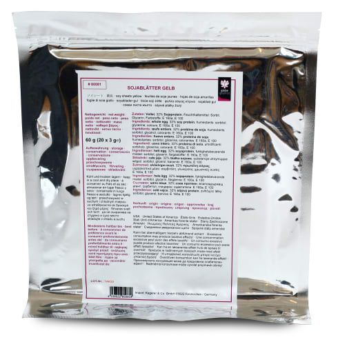 Soy Sheets- YELLOW -20stk pr pk