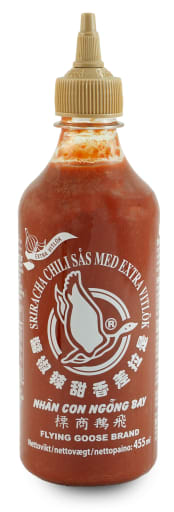Sriracha Chili Sauce w. garlic, 455 ml