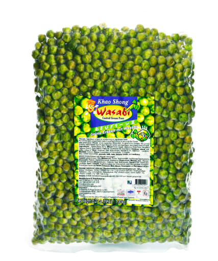 Wasabi coated green peas - 1kg pk