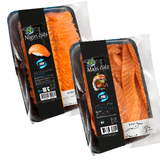 Lax 7 kg Nigiri & 3 kg Maki | ca 10 kg per LÅDA