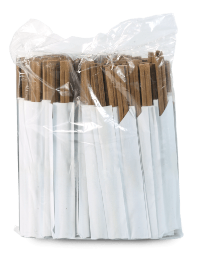 Ätpinnar bambu bruna