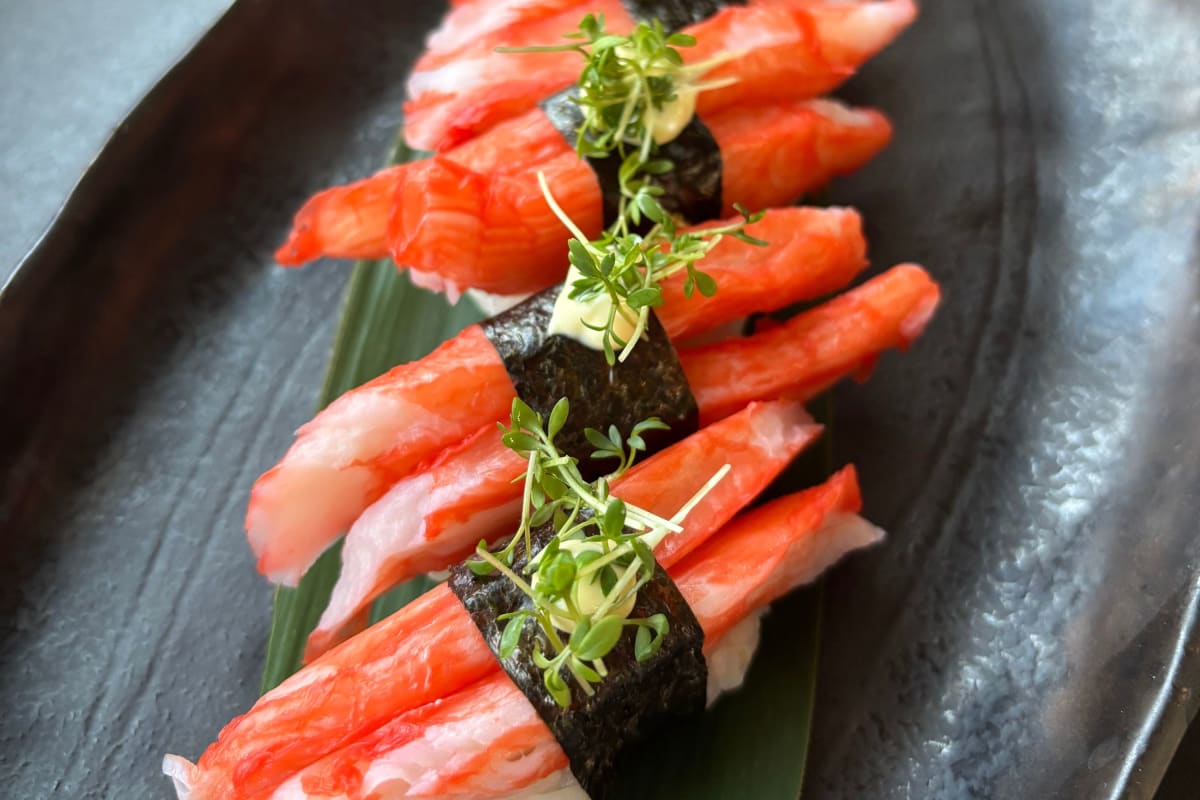 nigiri med surimisticks