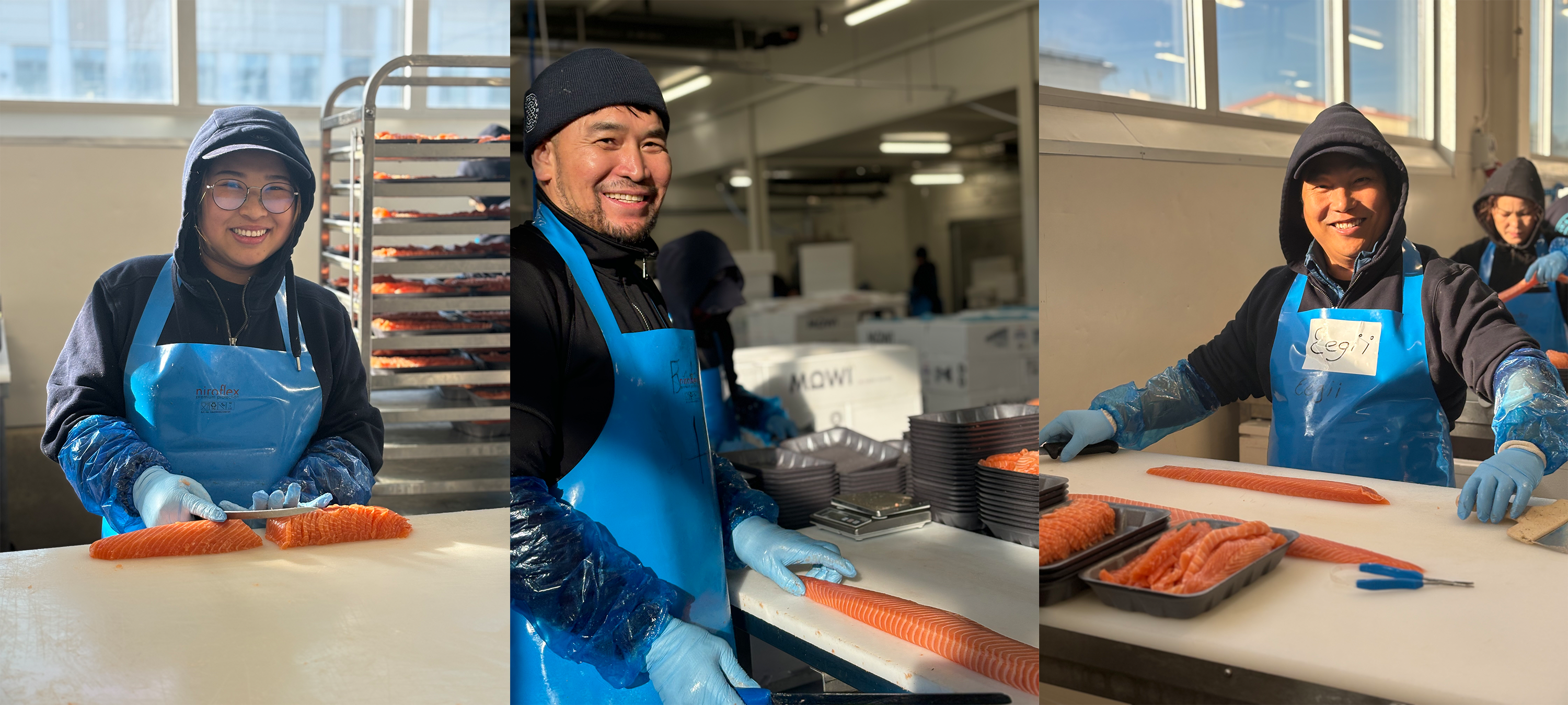 Anställda nigiri maki
