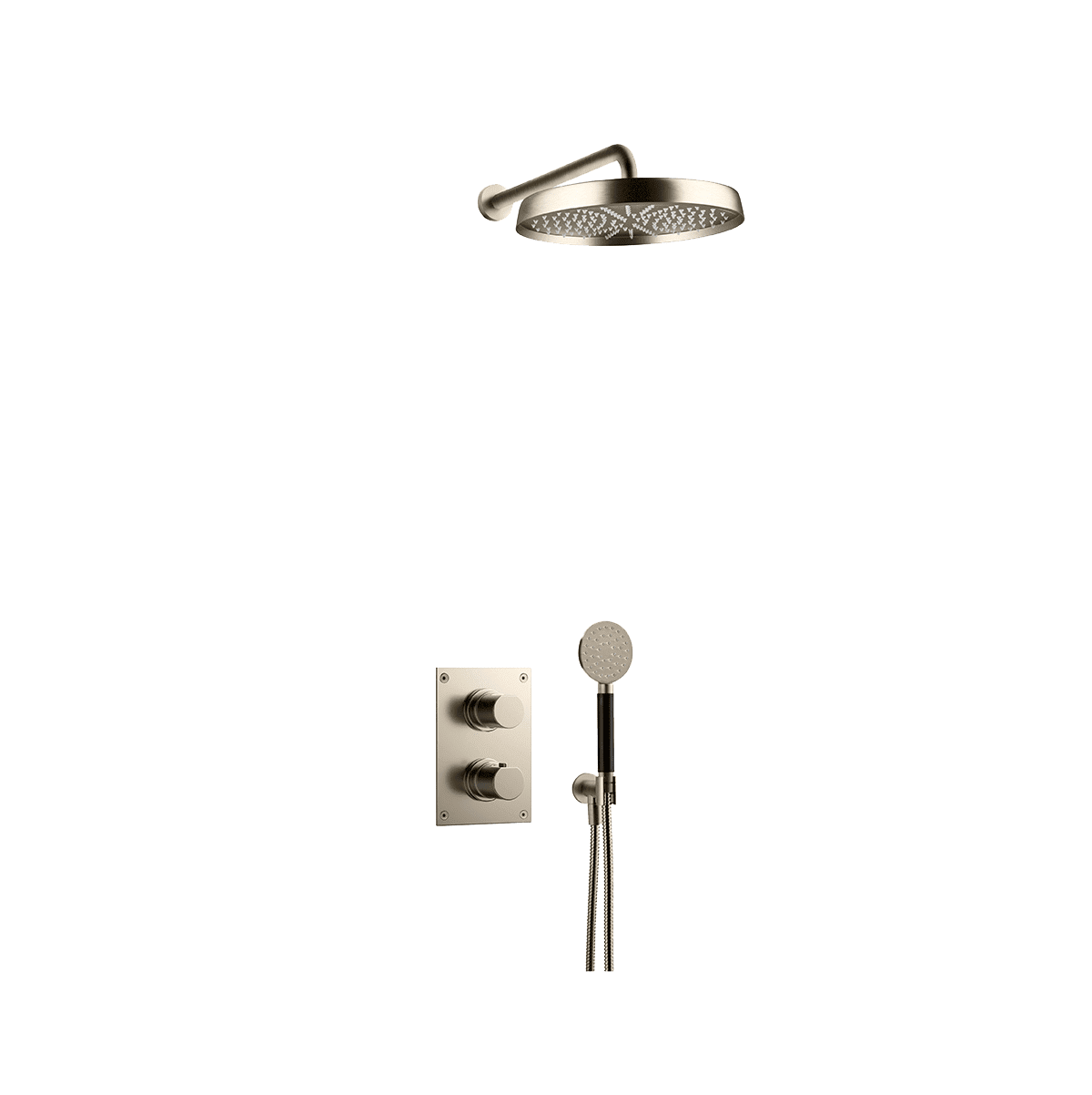 Tapwell ARM7268 Innbyggingsdusj, Brushed Nickel