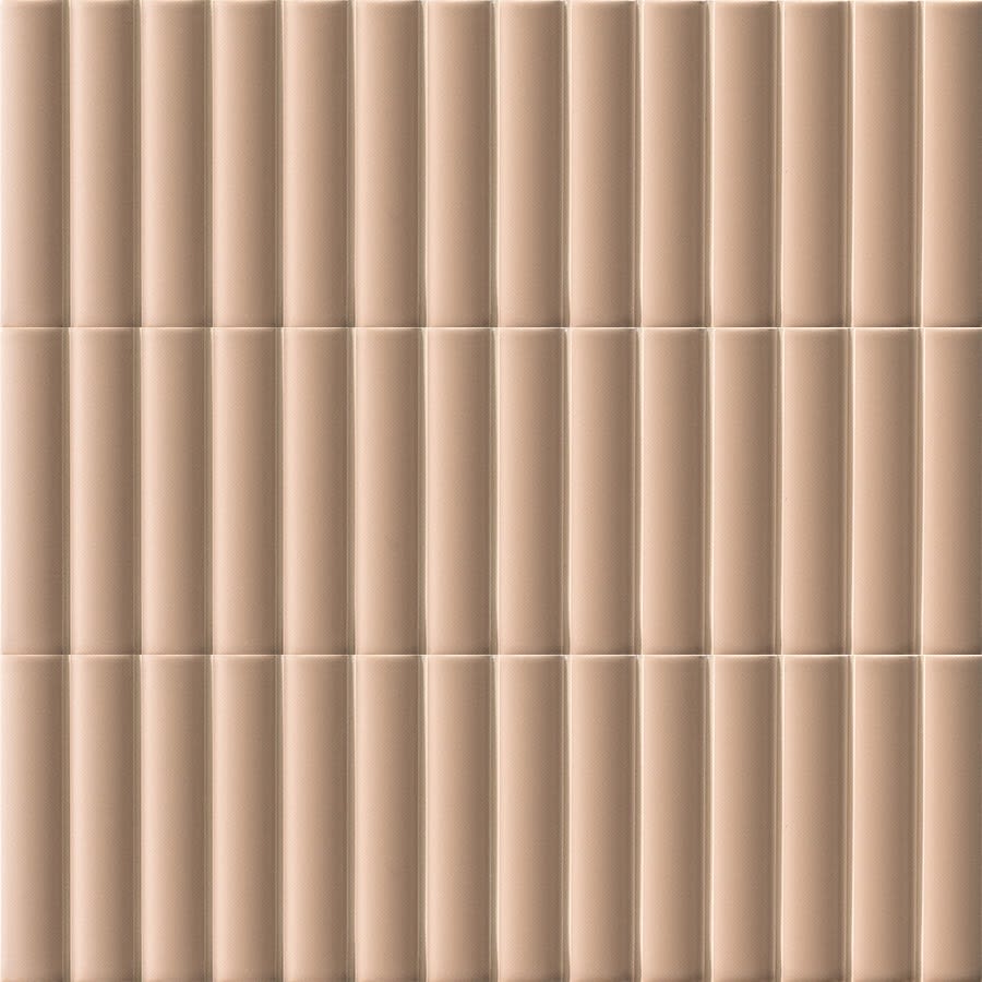 Fluted Terracotta 10x30 flis