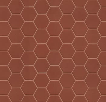 Hexa mosaikkflis Rusty Red